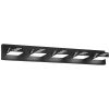 VEVOR 5-Light LED Modern Vanity Light Fixtures, 33.46-Inch, Black Finish Bathroom Wall Lighting Fixture Over Mirror, with IP44 Waterproof