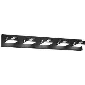 VEVOR 5-Light LED Modern Vanity Light Fixtures, 33.46-Inch, Black Finish Bathroom Wall Lighting Fixture Over Mirror, with IP44 Waterproof