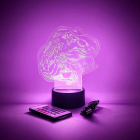 Tea Rex Dinosaur Led Light | T-Rex Drinking Tea Lamp | Gift