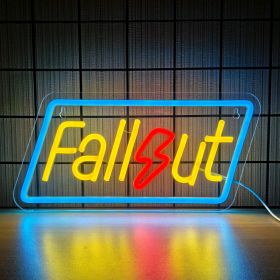 Wall decoration neon signs, LED game neon posters, neon signs, suitable for men's cave dormitories, bars, clubs, birthday gifts, Christmas partie