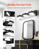 VEVOR 3-Light LED Modern Vanity Light Fixtures, 19.69-Inch, Black Finish Bathroom Wall Lighting Fixture Over Mirror, with IP44 Waterproof