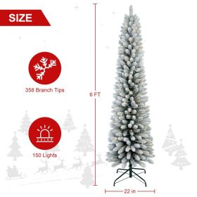PVC, Christmas Tree, Christmas Decorations (Option: 6ft)
