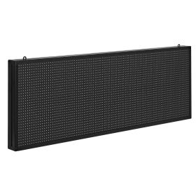 VEVOR Programmable LED Sign, P10 Full Color Flexible Digital Scrolling Panel, DIY Custom Text Pattern GIF Display Board (size: 40 x 14 inches)