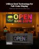 VEVOR Programmable LED Sign, P10 Full Color Flexible Digital Scrolling Panel, DIY Custom Text Pattern GIF Display Board
